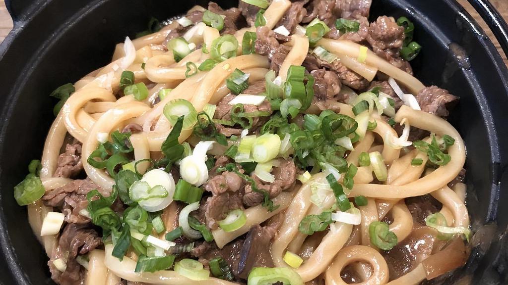Stir-Fry Udon · Stir fry udon with house special sauce with Chicken or Wagyu Beef