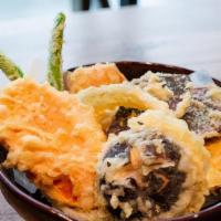 Vegetable Tempura · Mushrooms, Japanese Sweet Potato/Yam, Onions, Pumpkins and Green Beans