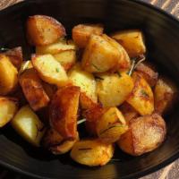 Roasted Potatoes · Homemade rosemary-garlic roasted potatoes.