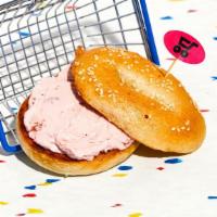Bagel with Flavored Cream Cheese · Your choice of bagel with any flavored cream cheese.