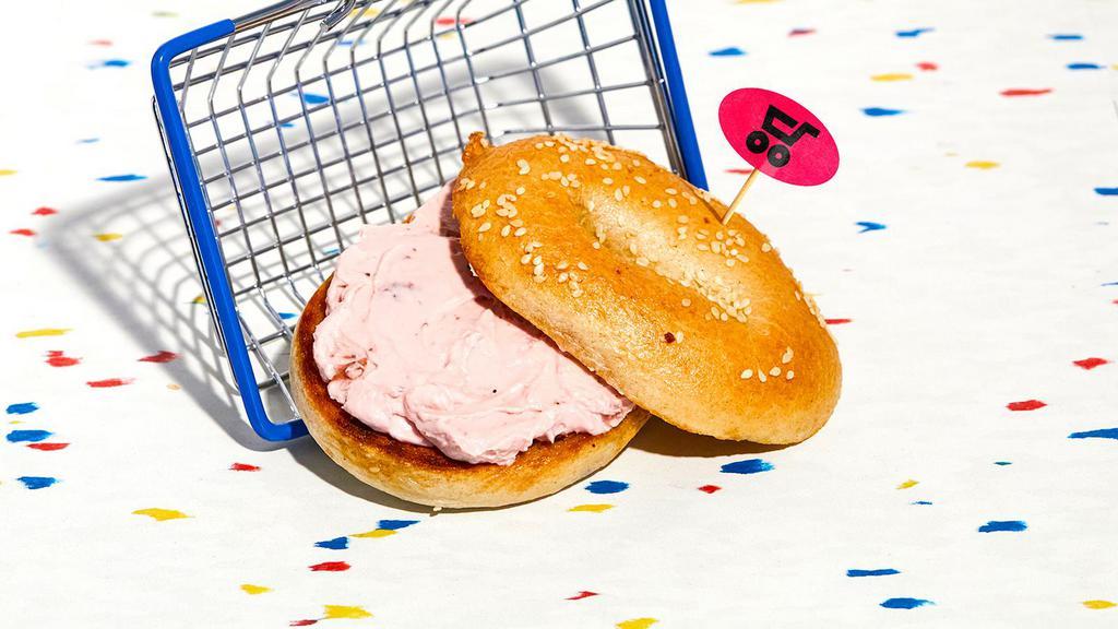 Bagel with Flavored Cream Cheese · Your choice of bagel with any flavored cream cheese.