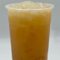 Peach Yogurt Tea (Crystal Boba) · 