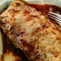 Grilled steak  Burrito · Grilled Steak   Rice Beans and salsa