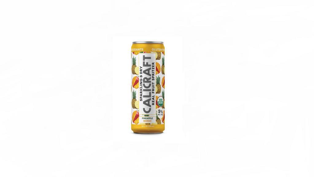 Calicraft Spritzer Pineapple Spiked (6PK) · Must be 21 to purchase. 12 oz, 6 pack, can 5% abv.