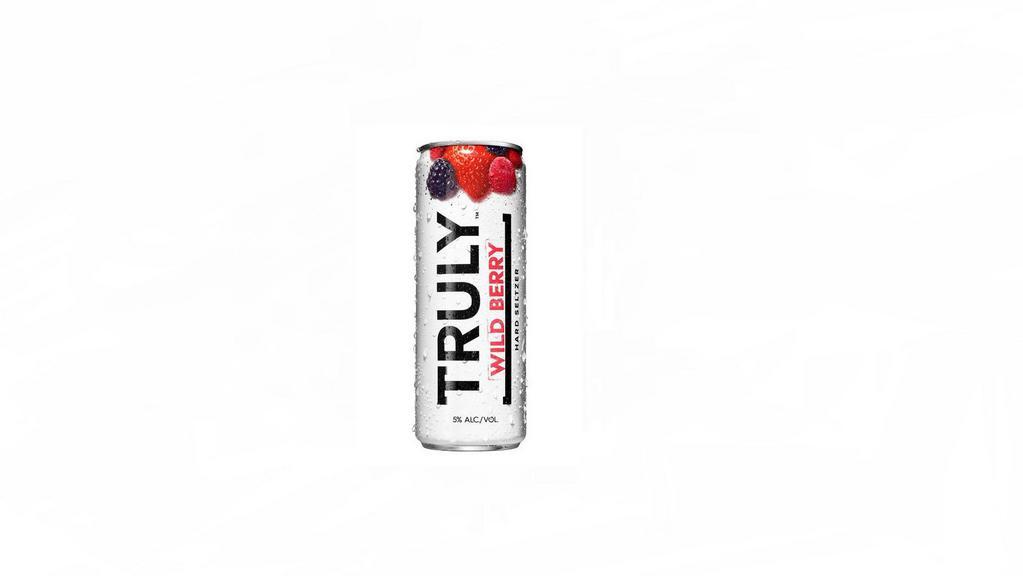 Truly Hard Seltzer Wild Berry · Must be 21 to purchase. 12 oz, 6 pack, can 5% abv.