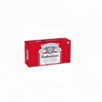 Budweiser Lager · Must be 21 to purchase. 18 pack, 12 oz cans, 5% abv.