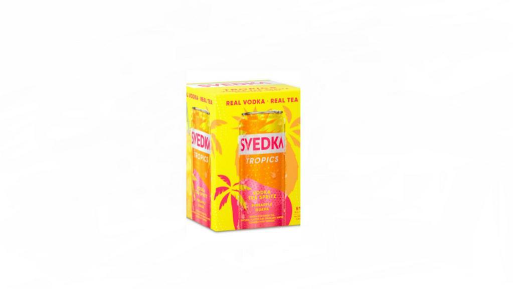 SVEDKA Pineapple Guava Tea Spritz Vodka (4PK) · Must be 21 to purchase, 8% ABV