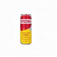 SVEDKA Strawberry Lemonade Flavored Vodka Soda (4pk) · Must be 21 to purchase, 8% abv
