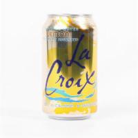 La Croix Lemon · 12 oz can of la Croix's natural lemon-flavored sparkling water.