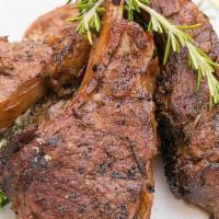 Lamb Chop · Lamb chop marinated in ground spices and slow cooked in clay oven.