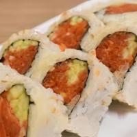 Spicy Tuna Sushi Roll · Spicy Tuna, Cucumber, and Avocado
