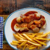 Curry Wurst with Fries  · Currywurst | Fries