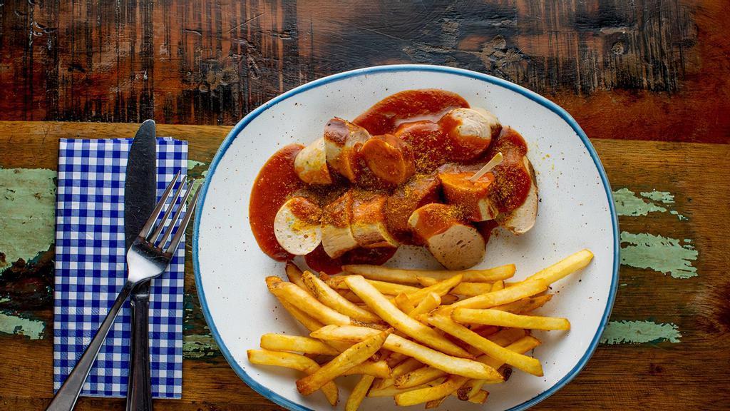 Curry Wurst with Fries  · Currywurst | Fries