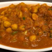 Chana Masala · Vegan. Chickpeas cooked in A blend of north Indian spices.