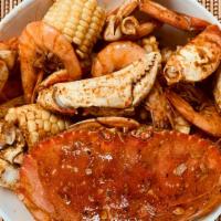 Cajun Dungeness Crab+ Shrimp卡津酱珍寶蟹 + 蝦 · 卡津酱珍寶蟹 + 蝦