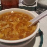 43. Hot & Sour Soup (Hot & Spicy) · 