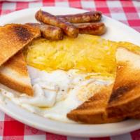 Kal’s Sausage & Egg Sandwich · Add cheese for an additional charge.
