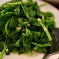 56. Stir-Fried Pea Sprout（清炒大豆苗） · 