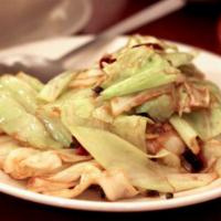 59. Spicy Fried Chinese Cabbage（炝炒莲白） · Hot.