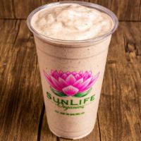 Million Dollar Smoothie · Sunlife Organics favorite: Banana, raw cashew butter, raw vanilla plant protein, raw cacao n...