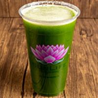 Green Juice · Spinach, celery, kale, cucumber.