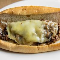 Theo's CheeseSteak w/ American Cheese · Best of the Bay Theo's CheeseSteak  w/ grilled onions & American cheese.