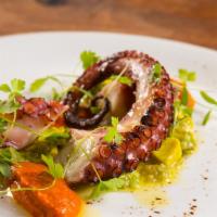 Grilled Spanish Octopus - DINNER ONLY · white bean purée, summer beans, rosemary oil