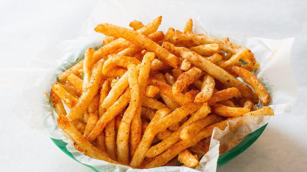 Cajun Fries · French fries with our house-blended Rajun Cajun seasoning. 580 cal.