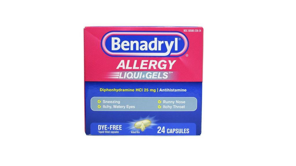 Benadryl Allergy Liqui-Gels 24 Count · 