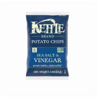 Kettle Brand Potato Chips Sea Salt & Vinegar 2 oz · 