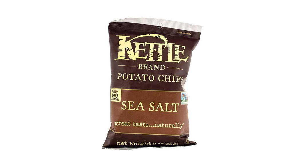 Kettle Brand Potato Chips Sea Salt 2 oz · 