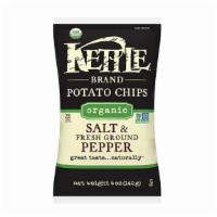 Kettle Brand Potato Chips Salt & pepper 5 oz · 