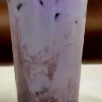 	The Purple drink · Taro milk tea fans rejoice. We cook our own taro 
and smash it to a million pieces then add ...