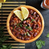 Rajma Masala · Delicious red kidney beans simmered with spices and herbs.