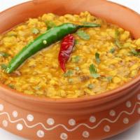 Daal Saag · Delicious yellow lentils with spinach.