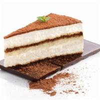 Tiramisu Cake Slice · Italian and delicious cake.