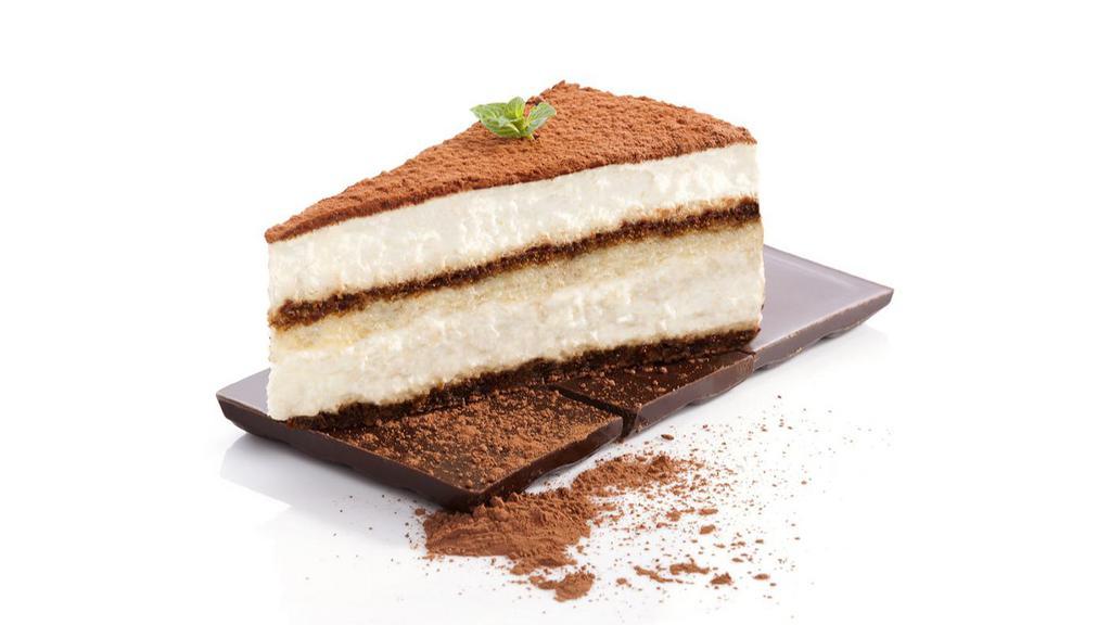 Tiramisu Cake Slice · Italian and delicious cake.