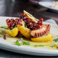 Polipo e Patate · Mediterranean Octopus, Fingerling Potato,  Parsley and extra virgin olive oil