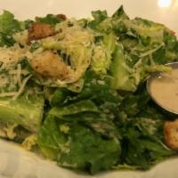 Caesar Salad · Organic romaine, housemade caesar, housemade croutons, shaved Parmesan.