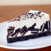 Oreo Cheesecake · House made cheesecake with an Oreo cookie crust and topped with an Oreo crumble.