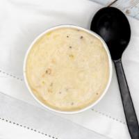 Clam Chowder Cup · Eight ounces homemade clam chowder.