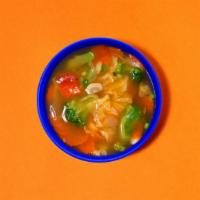 Spicy Tom Yum Soup · Flavorful aromatic Tom Yum soup made to the spiciness of your choosing with lemongrass and c...