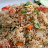Crab fried rice · Fried rice with crab meat