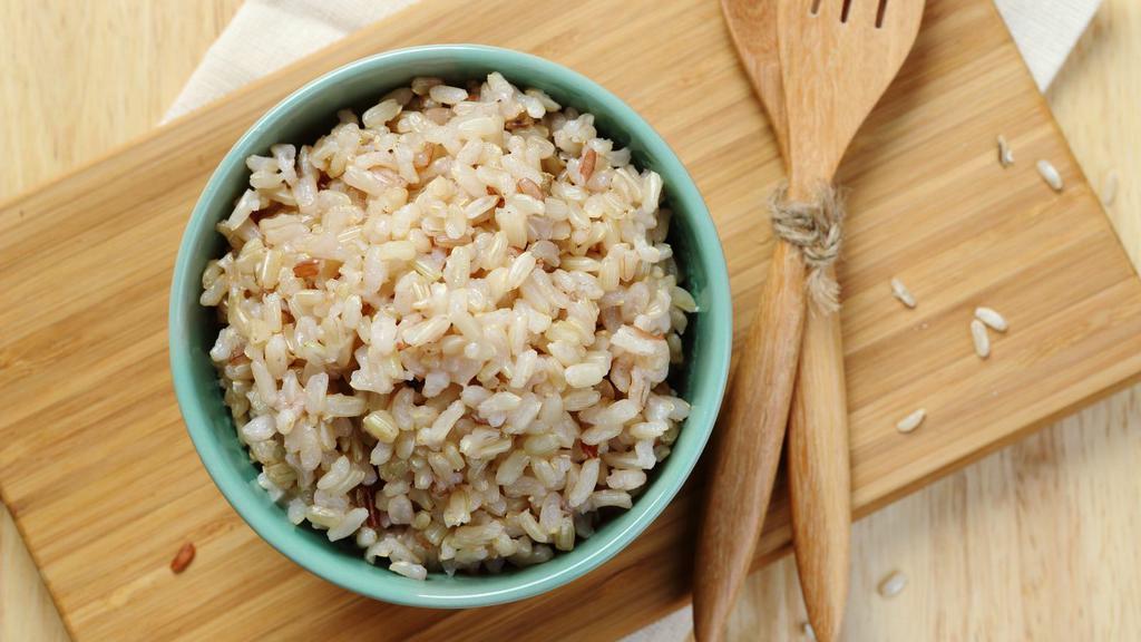 Brown Rice · A side dish of brown rice.