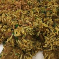 Chicken Briyani · Mouth-watering street food from streets of central and West India made with basmati rice kno...