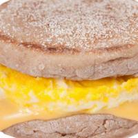 Egg And Cheese Sandwich · Delicious eggs and choice of cheese sandwich.