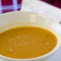 9. Red Lentil Soup · A wonderful, tangy, spicy split-pea soup served with lemon wedges and pita bread.