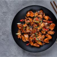 Chili Chicken · Indo/Chinese spices mixed with chicken, made to taste!