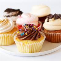 Signature Size Variety 6 Pack · Variety of 6 assorted gourmet cupcakes available day of order. (Check website for daily flav...