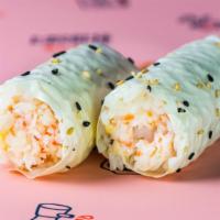 The Original Baked Crab Handroll · Baked Crab, Sushi Rice Wrapped in Soy Paper (2 pieces)